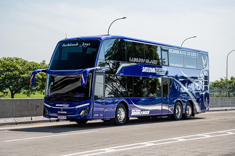 Bus PO 168 Trans yang mengisi trayek Jakarta ke Pemalang dan sekitarnya