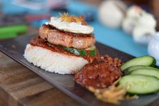 Resep Nasi Burger, Kreasi Sarapan Biar Tidak Bosan 