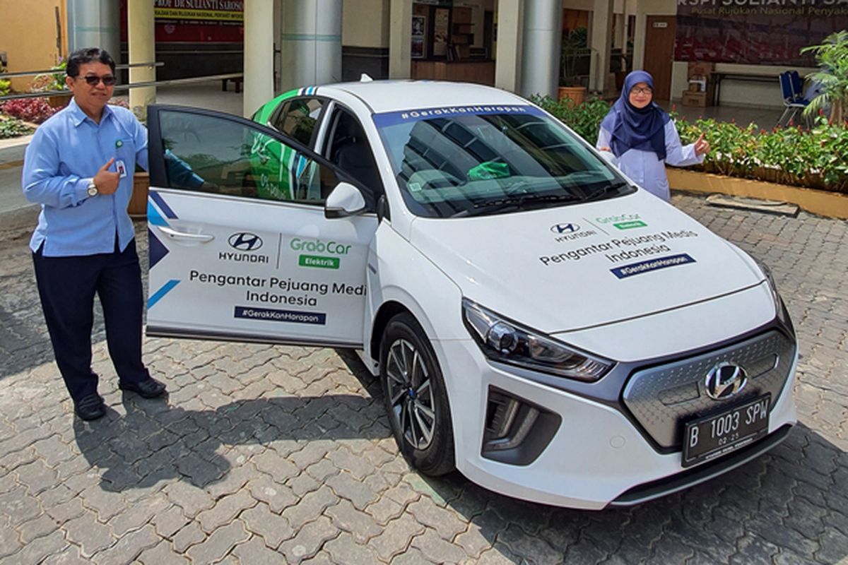 Hyundai Ioniq layani tenaga medis Covid-19