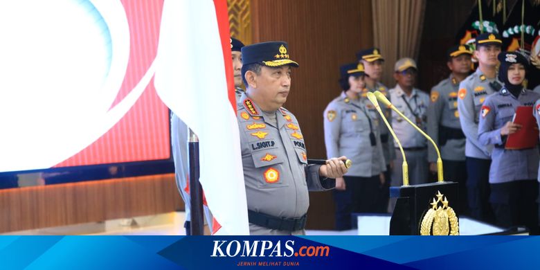 Kapolri Mutasi 310 Personel, 4 Kapolda Digeser, 2 Naik Pangkat jadi Komjen