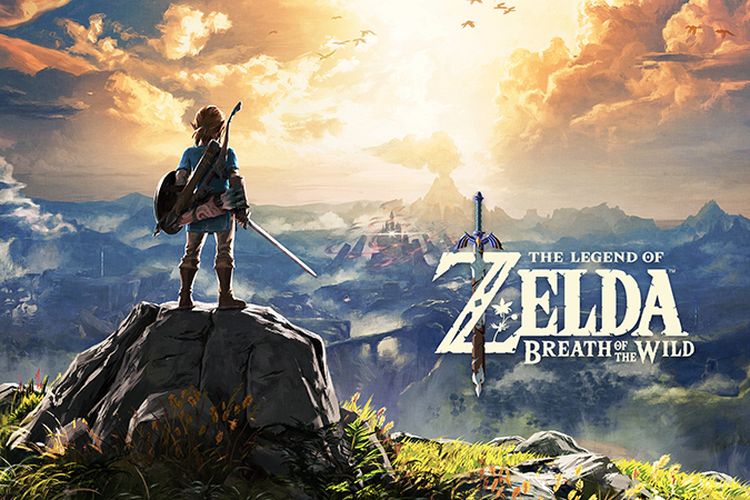 Poster gim The Legend of Zelda: Breath of The Wild.