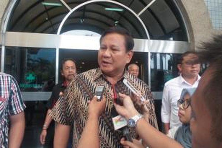 Ketua Dewan Pembina Partai Gerindra Prabowo Subianto