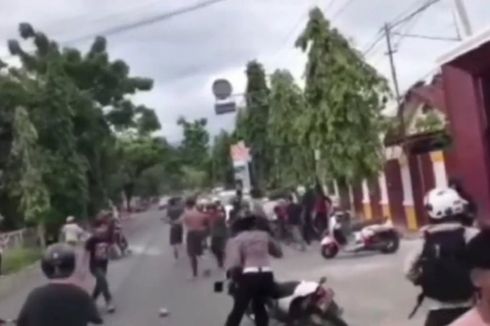 Kronologi Massa Rusak Mobil di Depan Polres Polman, Berawal Kasus Tabrak Lari