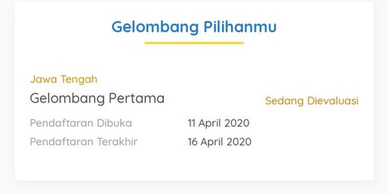 Komentar Berita Kartu Prakerja Muncul Status Sedang Dievaluasi Apa Artinya