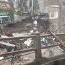 Bandung Hujan Deras, Bekas Bangunan PAUD Roboh, Rumah Warga Ambles
