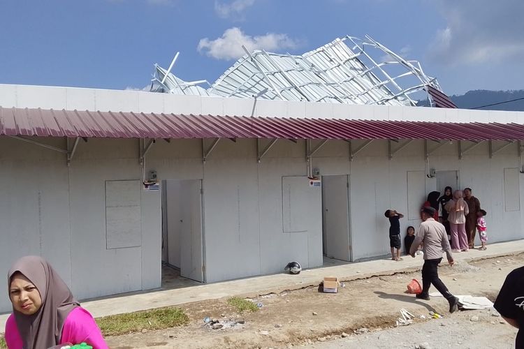 Angin Kencang Terjang Huntara Kutekering Bener Meriah Aceh, Lima Rumah Dilaporkan Rusak