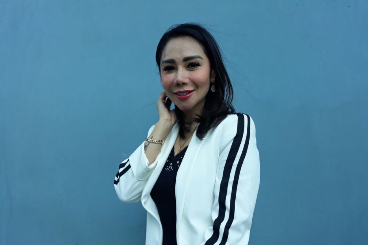 Femmy Permatasari saat ditemui di Studio TransTV, Mampang, Jakarta Selatan, Senin (8/10/2018).