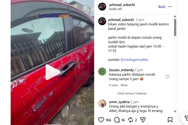 Video Viral Cat Honda HR-V Sampai Mengelupas, Diduga Disiram Cairan