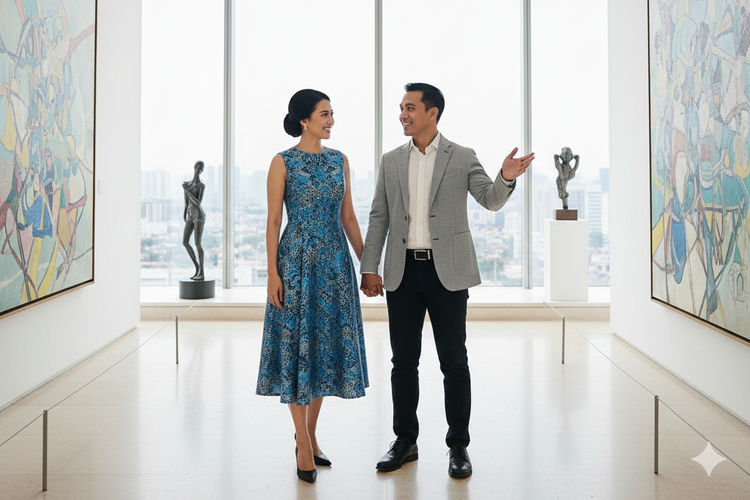 Ilustrasi orang kaya.