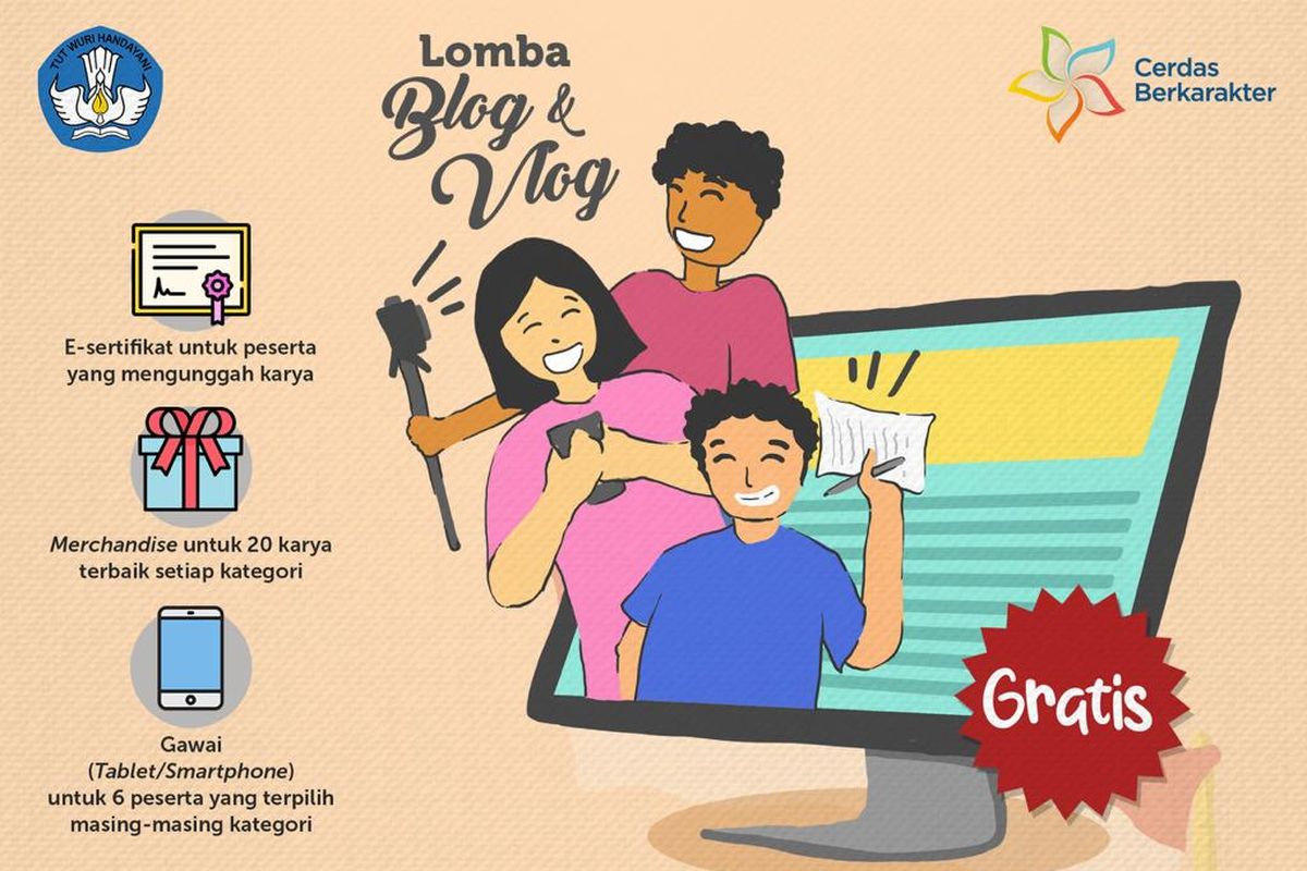 Lomba Blog dan Vlog 2020 oleh Kemendikbud