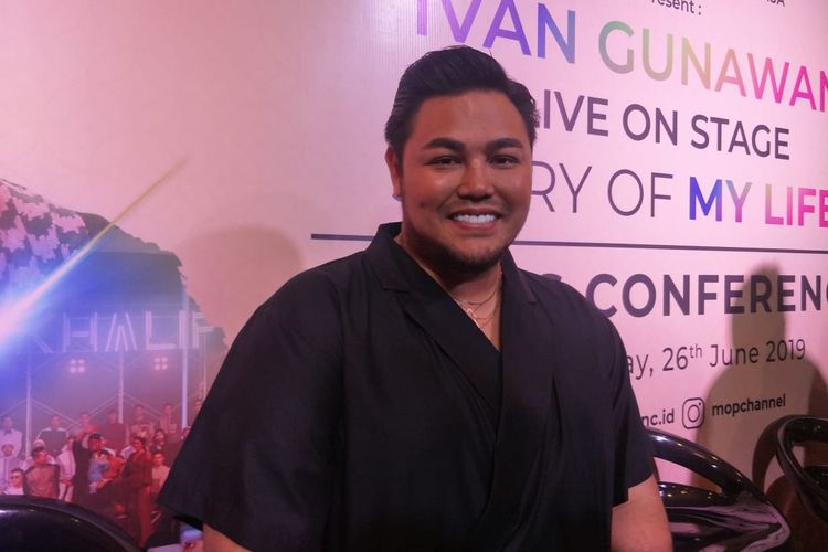 Ivan Gunawan dalam jumpa pers Ivan Gunawan Live On Stage, Story Of My Life di kawasan Kebayoran Baru, Jakarta Selatan, Rabu (26/6/201