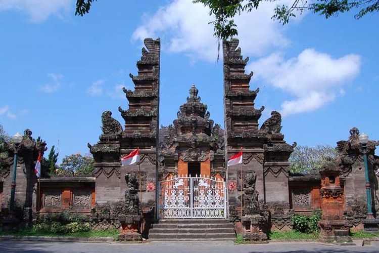 Ilustrasi Museum Bali di Denpasar, Bali.
