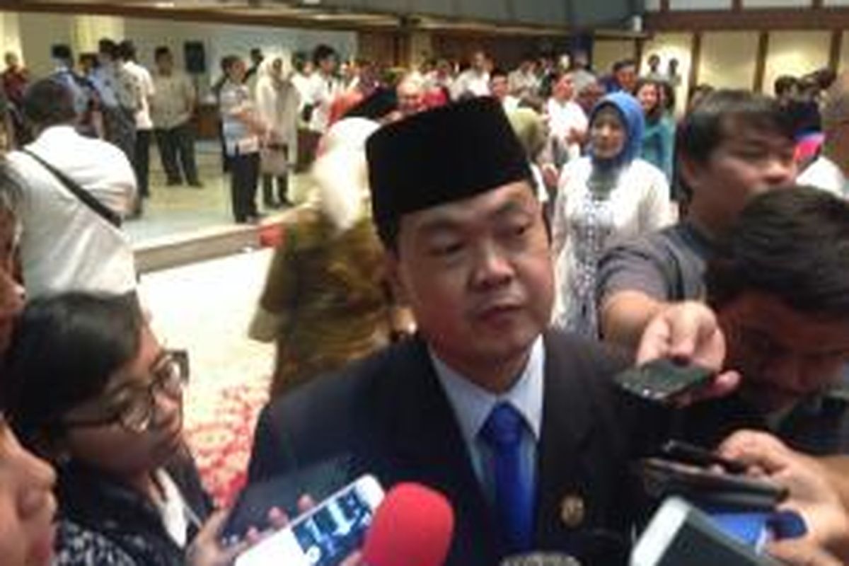 Kepala Dinas Perhubungan dan Transportasi DKI Jakarta Andri Yansyah, usai pelantikan di Balai Kota, Jumat (3/7/2015)
