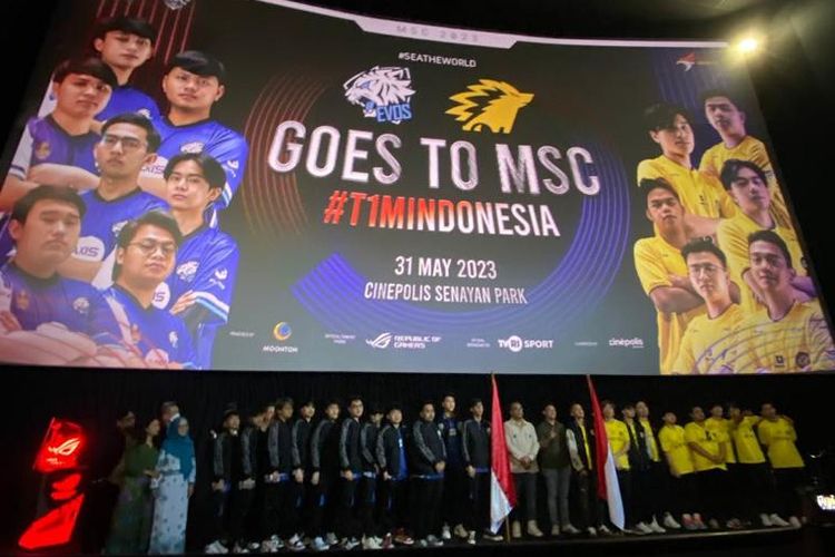 Dua tim esports Indonesia, yakni EVOS Legends dan ONIC akan tampil di Mobile Legends: Bang Bang South East Asia Championship atau MSC 2023 yang akan berlangsung di Kamboja pada 10-13 Juni (fase grup) dan 15-18 Juni (fase gugur). 