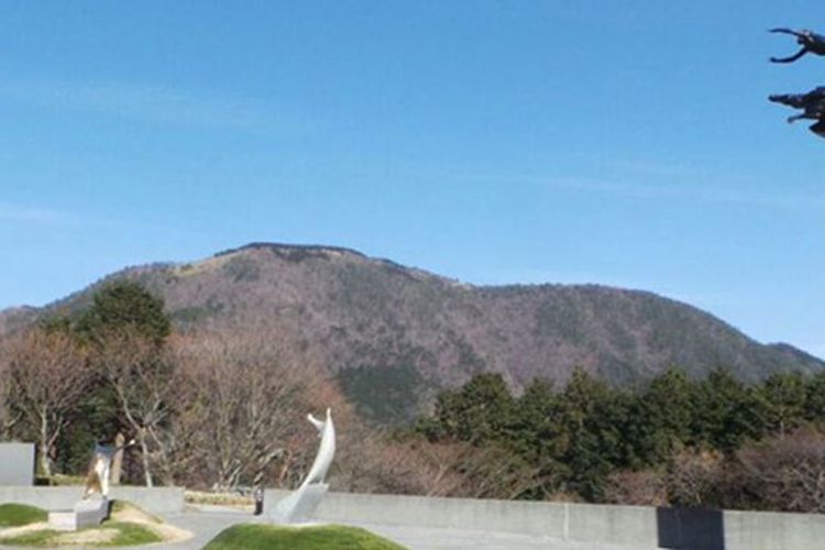 Pemandangan di Hakone Open Air Museum(KOMPAS.com/KURNIA SARI AZIZA)