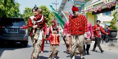 Jadi Inspektur Upacara Peringatan Kemerdekaan RI, Mas Dhito Kenakan Pakaian Adat Kabupaten Kediri