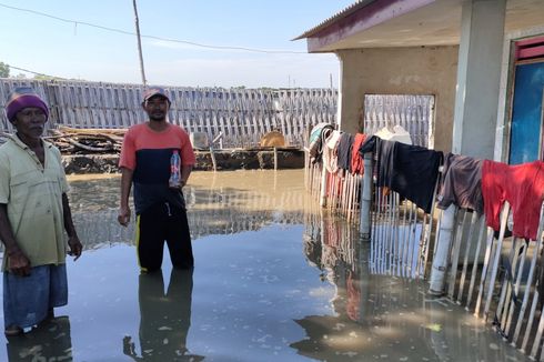 Imbas Gelombang Tinggi Air Laut di Kota Tegal, Ribuan Rumah Terendam Banjir Rob