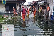 Kali Semongol Meluap Imbas Air Laut Pasang, Tiga RT di Tegal Alur Tergenang