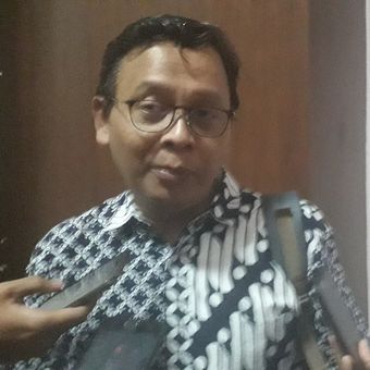 Ketua Lembaga Kajian dan Pengembangan Sumber Daya Manusia Nahdlatul Ulama (Lakpesdam NU) Rumadi Ahmad usai sebuah acara diskyusi di kawasan Matraman, Jakarta Timur, Kamis (22/8/2019).