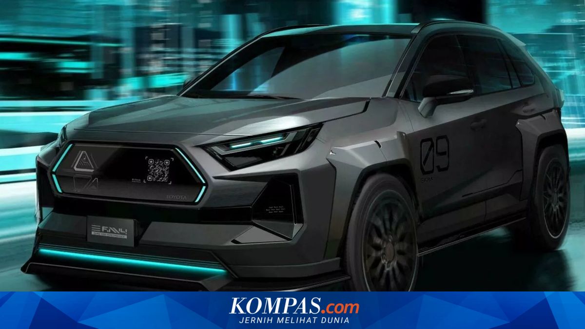 Toyota Pamerkan Mobil Konsep RAV4 Dark Side