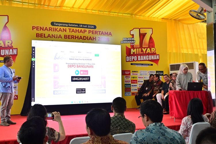 Depo Bangunan Gelar Pengundian Tahap Pertama Program Berhadiah