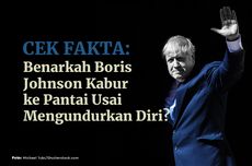 INFOGRAFIK: Benarkah Boris Johnson Kabur ke Pantai Usai Mengundurkan Diri?