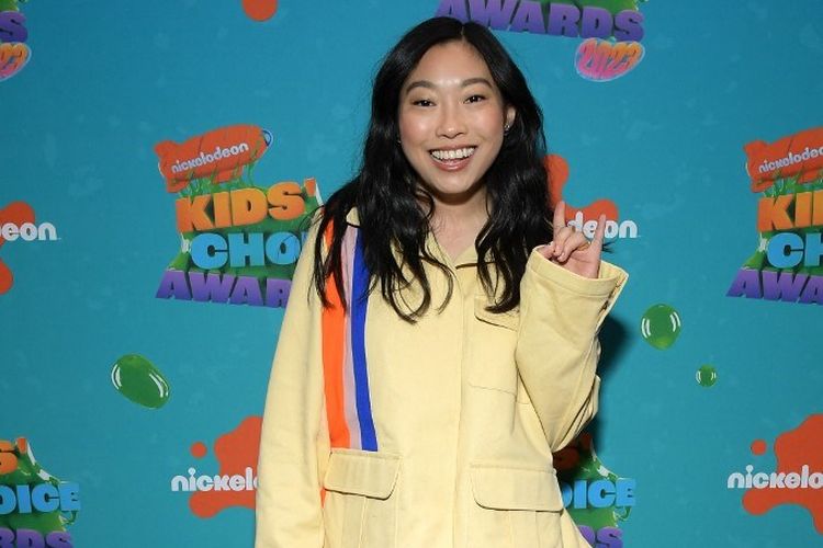 Aktris Awkwafina menghadiri Nickelodeon Kids' Choice Awards 2023 di Microsoft Theater, Los Angeles, California, pada 4 Maret 2023.