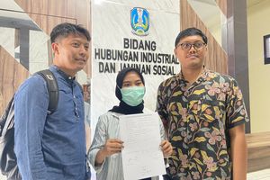 Kena PHK, Karyawan Distributor Vivo di Surabaya Mengadu ke Disnakertrans Jatim