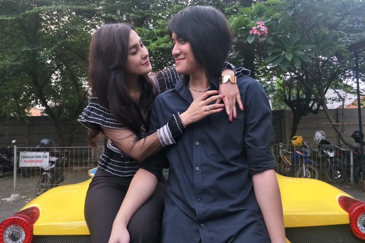 Kevin Aprilio dan Vicy Melanie saat ditemui di kawasan Lebak Bulus, Jakarta Selatan, Sabtu (22/6/2019).