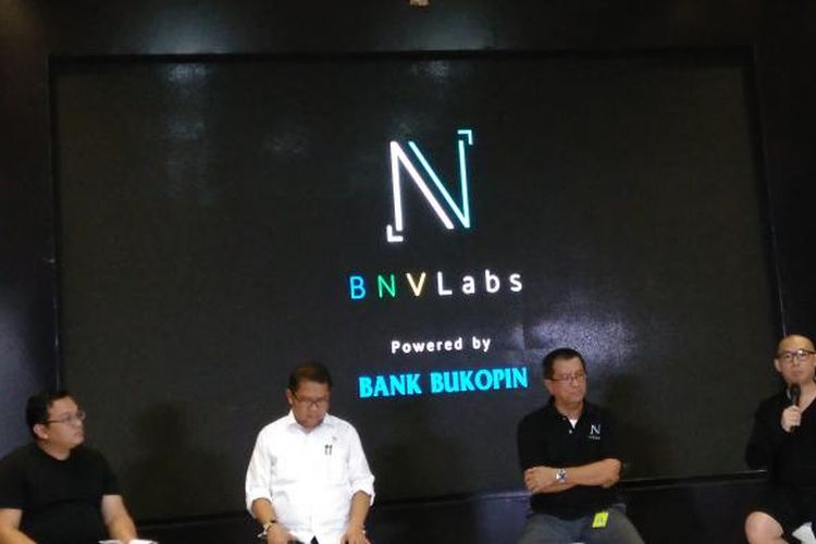 Acara peluncuran BNVLabs dari Bank Bukopin dan KIBAR di Kantor Kominfo, Jakarta, Kamis (2/3/2017).