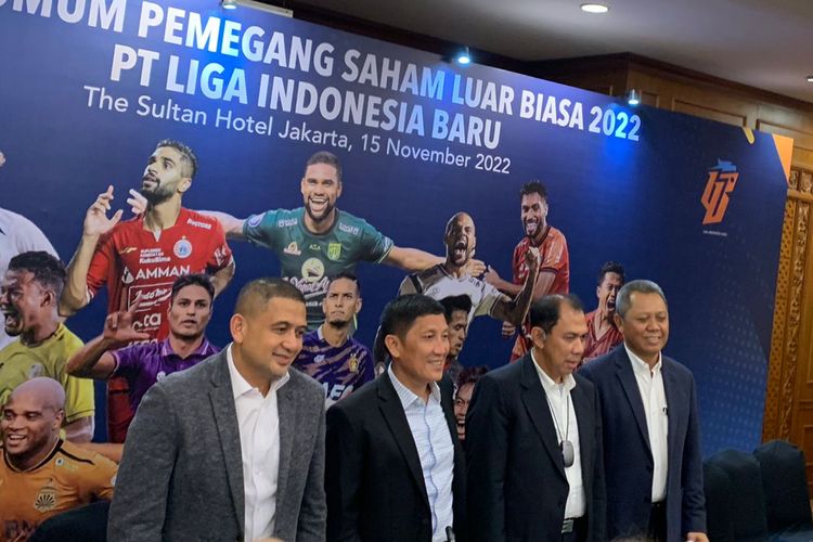 Rapat Umum Pemegang Saham (RUPS) Luar Biasa PT LIB telah rampung digelar di Hotel Sultan, Senayan, Jakarta, Selasa (15/11/2022). Dalam rapat itu diputuskan Ferry Paulus akan menjabat sebagai Direktur Utama PT LIB.