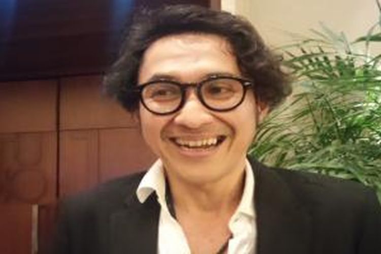 Agus Kuncoro diabadikan usai pemutaran perdana film horor Wewe yang dibintanginya, di XXI Epicentrum Walk, Kuningan, Jakarta Selatan, Senin (13/4/2015).