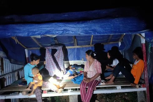 Rasakan Gempa Terus-menerus, Ribuan Warga di Lereng Gunung Wurlali Maluku Mengungsi