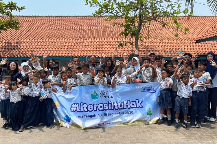 Senyum Anak Pesisir Semarang dan Secercah Harapan dari Program Jagat Literasi