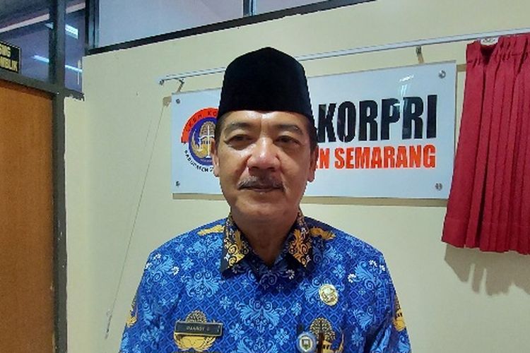 Sekretaris Daerah Kabupaten Semarang Djarot Supriyoto 
