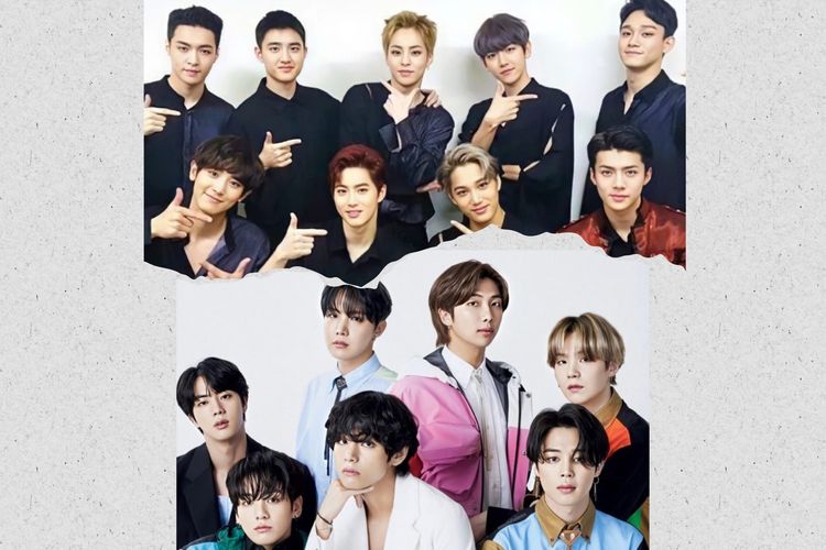 Boy group EXO dan BTS