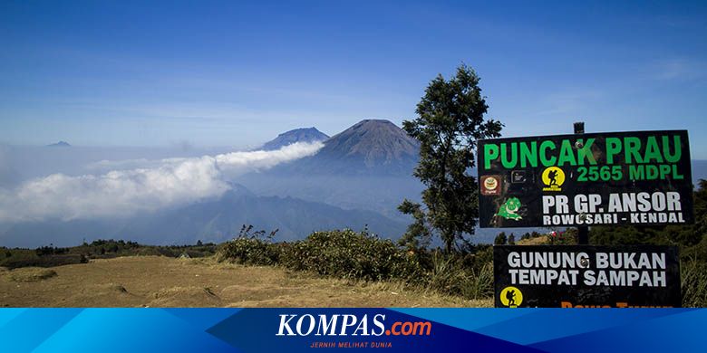 Per November 2018 Pendaki Gunung Prau Dilarang Membawa Tisu Basah