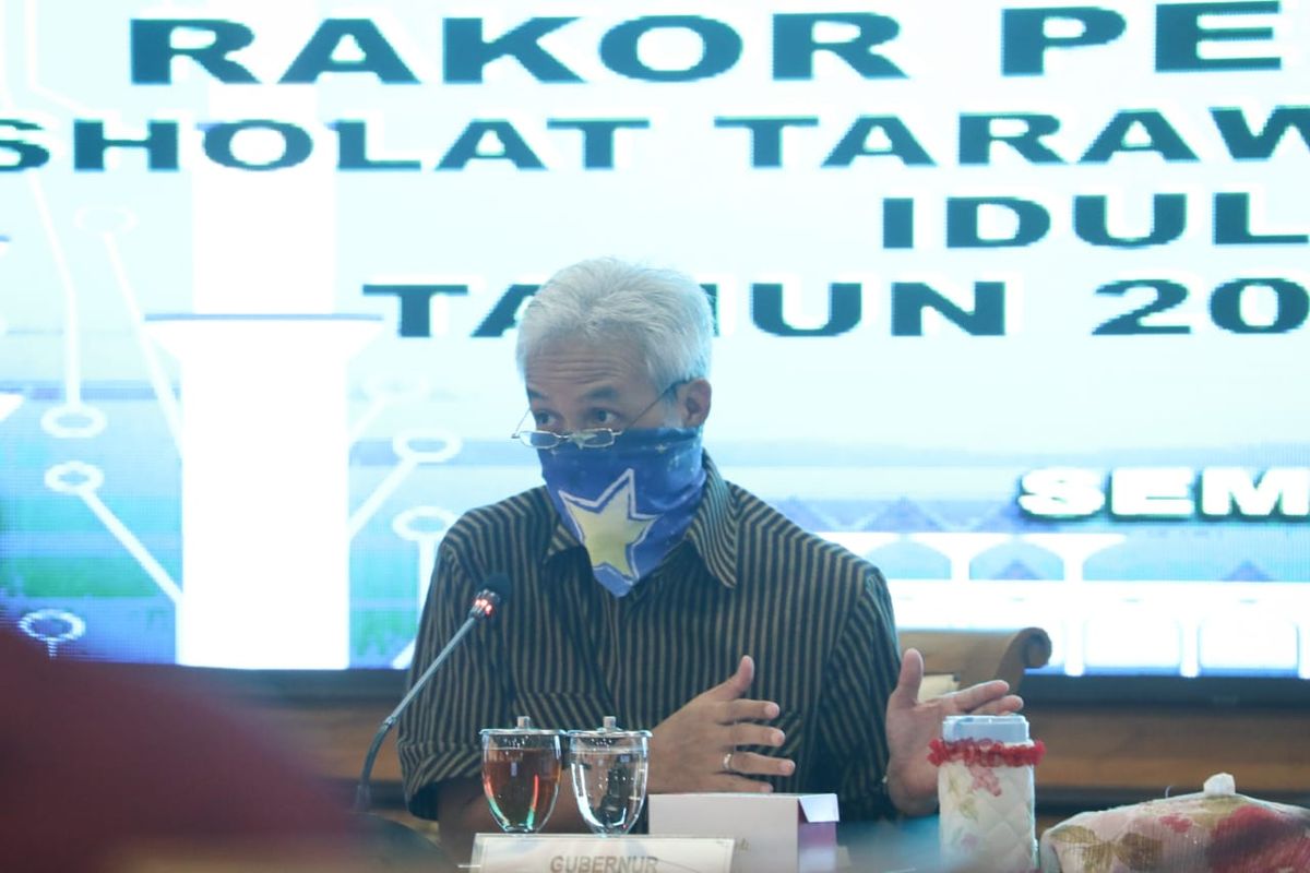 Gubernur Jawa Tengah Ganjar Pranowo dalam salah satu kesempatan.