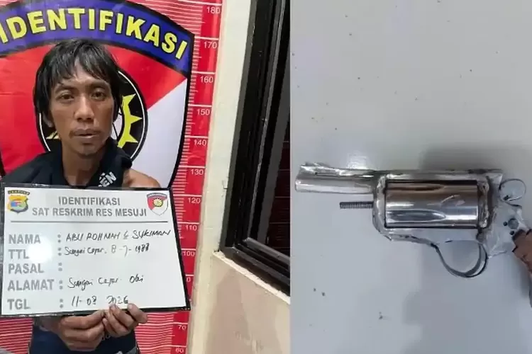 Residivis Tembak Mantan Istri hingga Tewas di Mesuji, Ditangkap di Sumsel