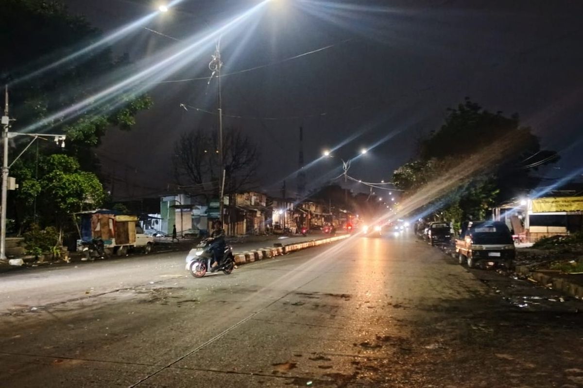 Kondisi wilayah Sukahaji pasca bentrokan dua massa, polisi saat ini telah membubarkan massa Rabu (3/12/2025)