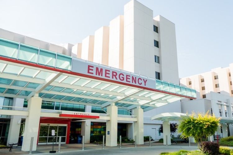 An image of a hospital.