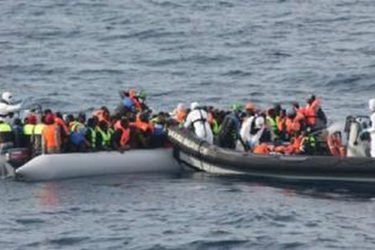 Operasi penyelamatan dilancarkan oleh tim dari berbagai negeri Eropa 
