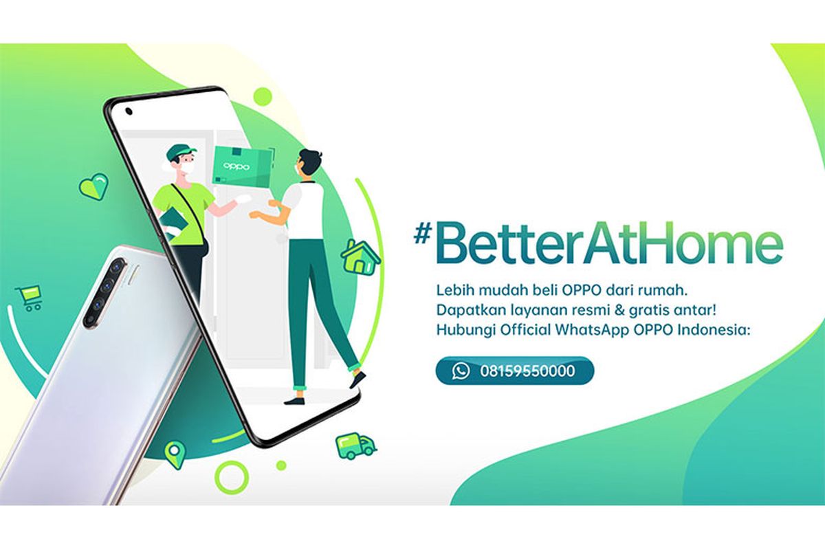 #BetterAtHome program OPPO dalam mendukung physical distancing