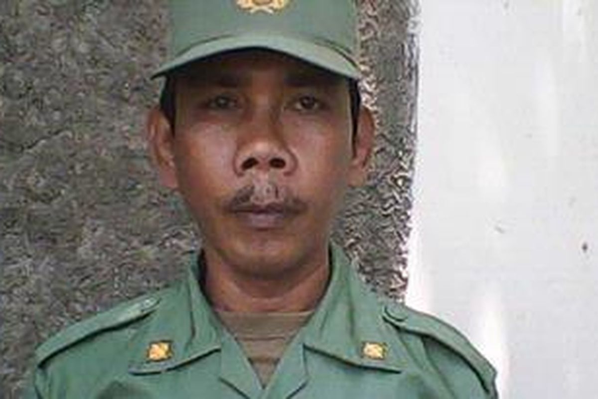 Ahmad Yani (39), korban tewas akibat tawuran yang terjadi Selasa (12/4/2011) malam di kawasan Seribu Ruko, Jalan Kamal Raya, Taman Palem, Cengkareng, Jakarta Barat.