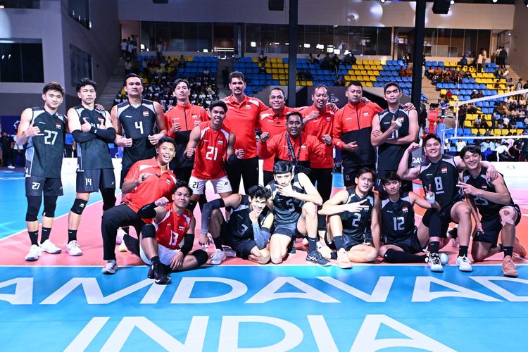 Libas Oman 3-1, Indonesia Ukir Sejarah Lolos Semifinal AVC Cup
