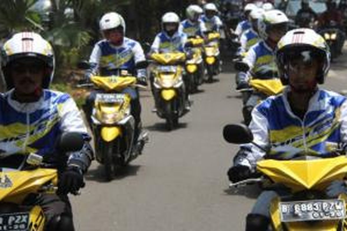 Berkendara Yamaha Mio M3 di Jakarta