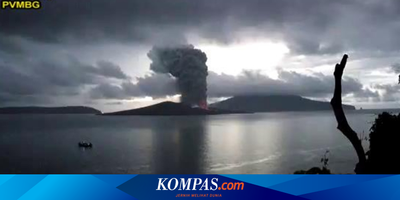 Gunung Anak Krakatau Meletus, Tinggi Kolom Abu Capai 1.500 Meter