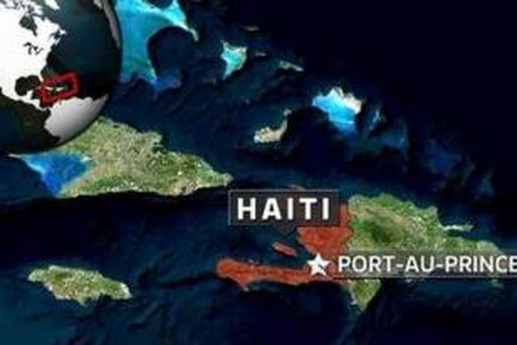 Peta Haiti.