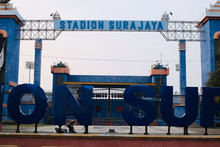 Stadion Surajaya Lamongan yang menjadi homebase dari Persela Lamongan.
