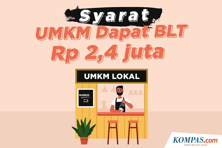 Syarat UMKM Dapat BLT Rp 2,4 juta